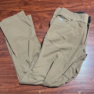 Kuhl Konfidant Air Pants Khaki Cargo Hiking Mens 32x32